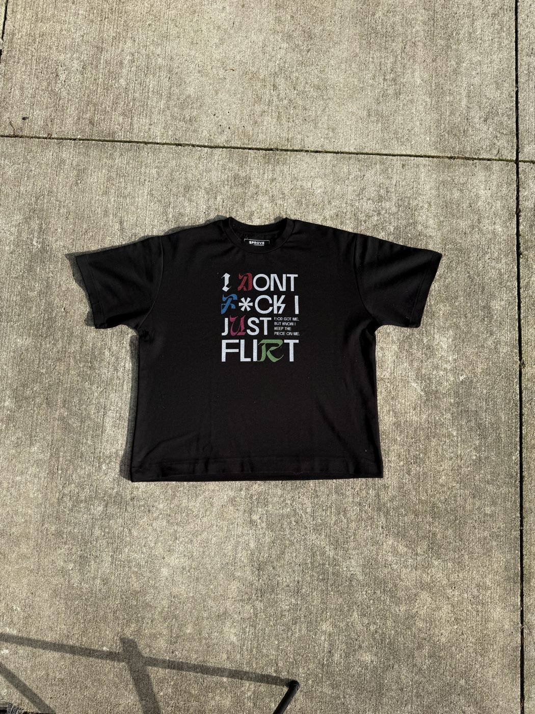 IDFIJF Oversized Tee in Black
